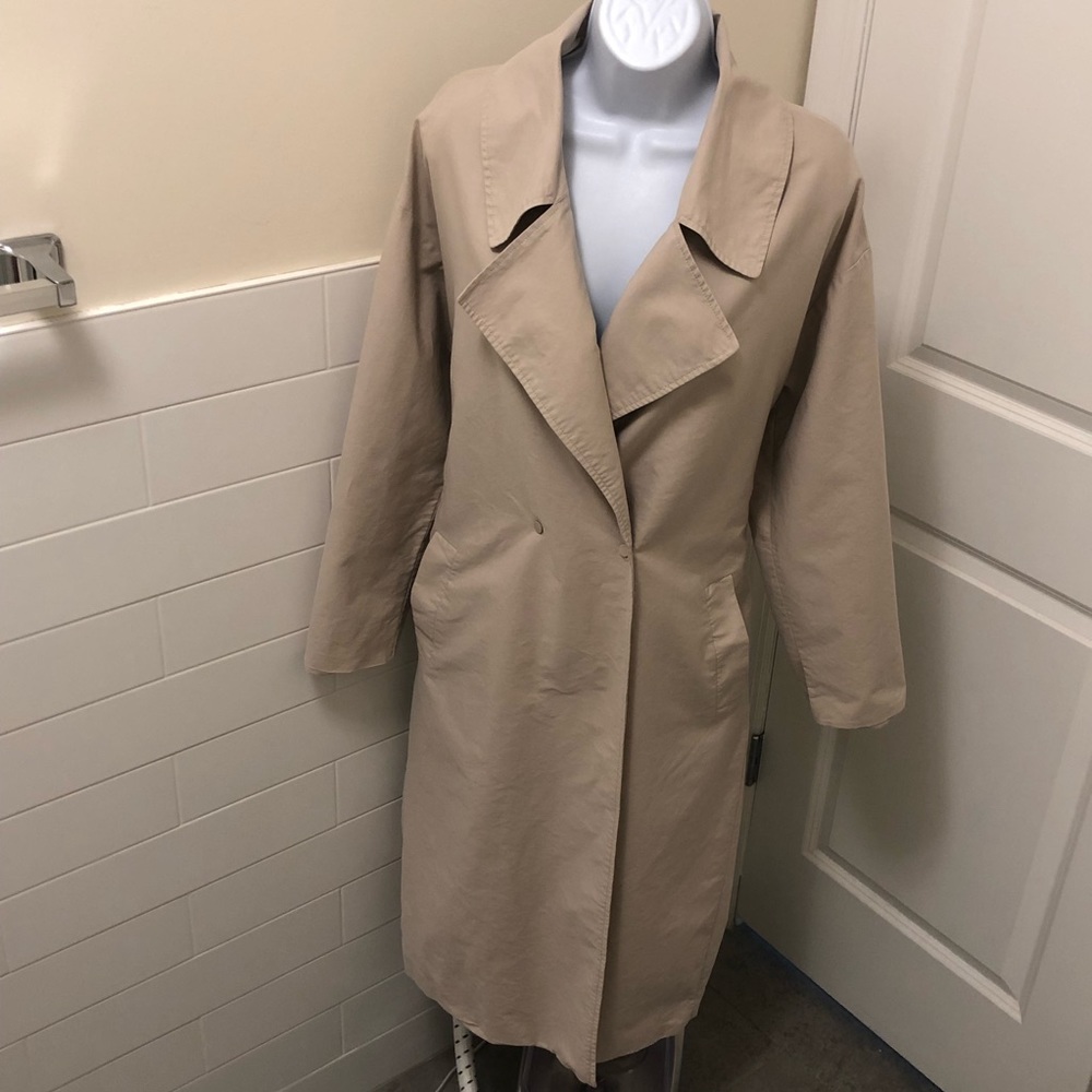 OAK+FORT Woman’s Long Cotton Trench Coat